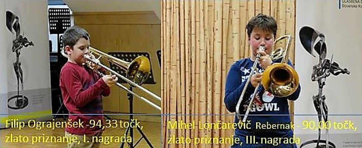 Filip in Mihel zlata na regijskem tekmovanju