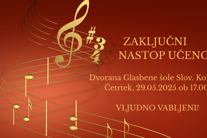Zaključni nastop učencev
