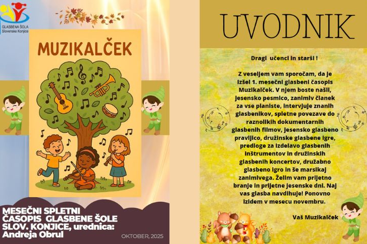 Muzikalček oktober 2025