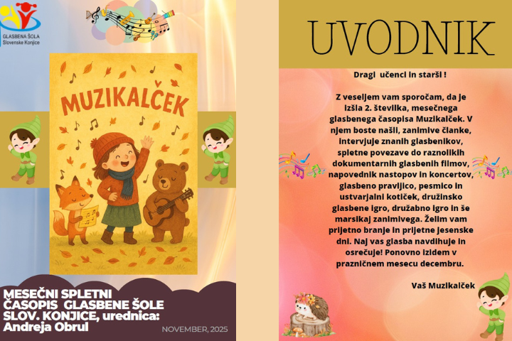 Muzikalček november 2025
