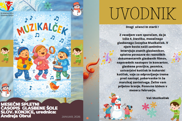 Muzikalček januar 2026