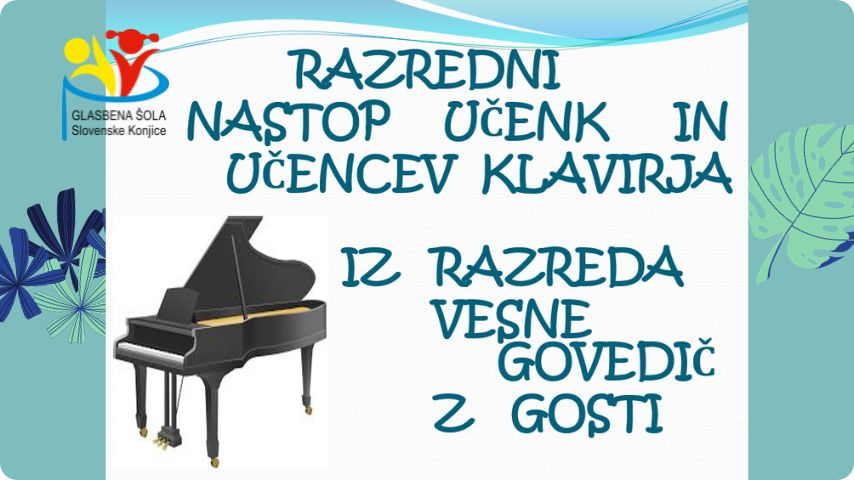 Razredni nastop razreda Vesne Govedič