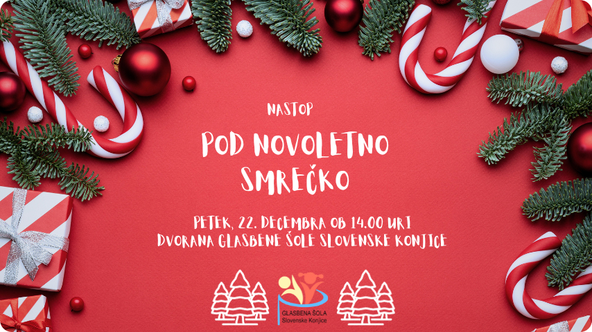 Nastop pod novoletno smrečko