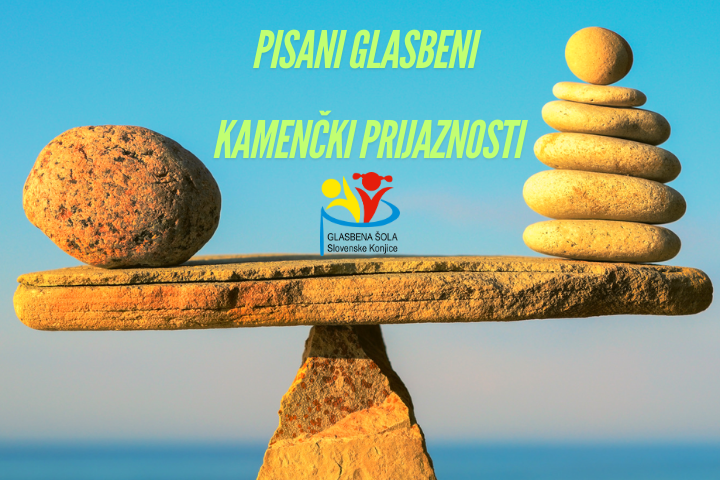 Pisani glasbeni kamenčki prijaznosti