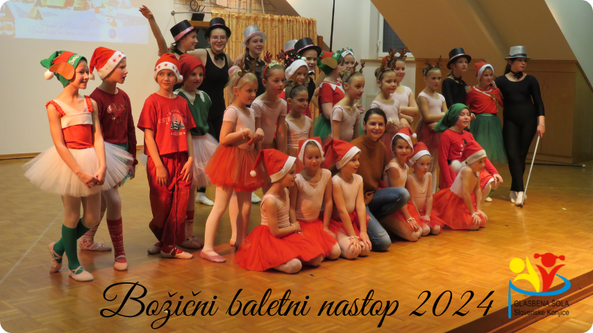 Božični baletni nastop 
