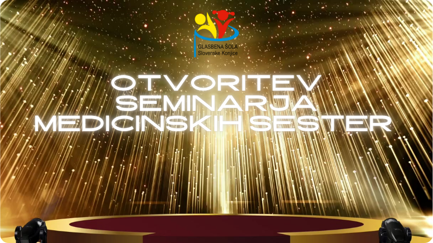 Glasbeni utrinek ob otvoritvi seminarja medicinskih sester v Termah Zreče