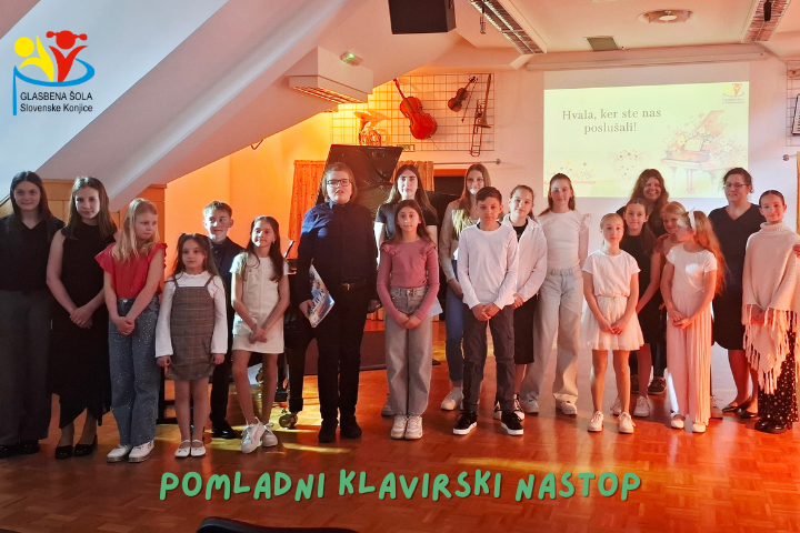 Pomladni klavirski nastop