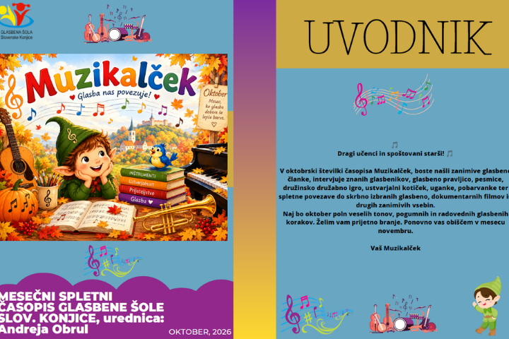 Muzikalček oktober 2026