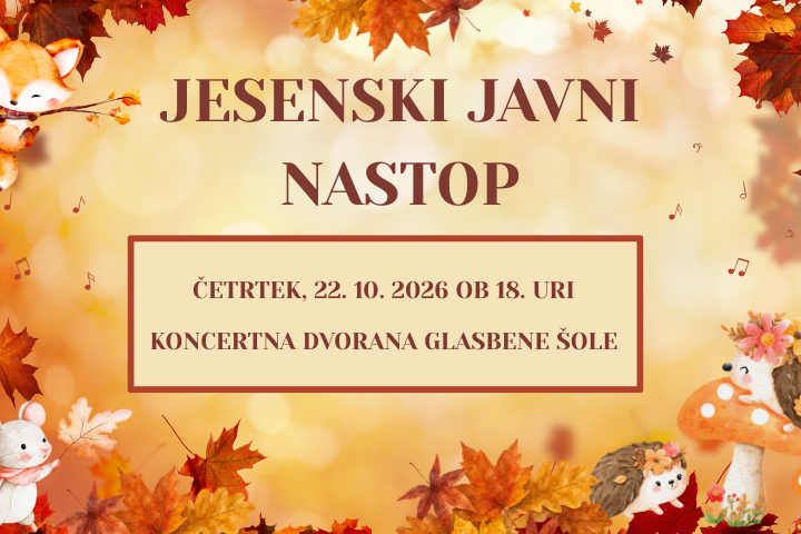 Jesenski javni nastop