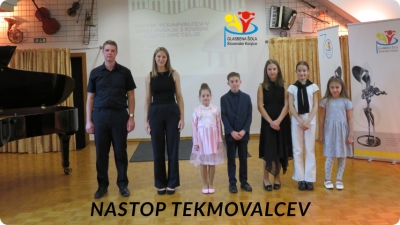 Nastop učencev oddelka za instrumente s tipkami